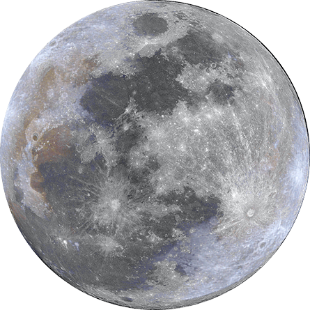 the Earth's moon